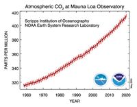 Globale CO2 Konzentration